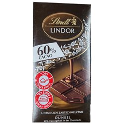 שוקולד מריר 60% לינדור