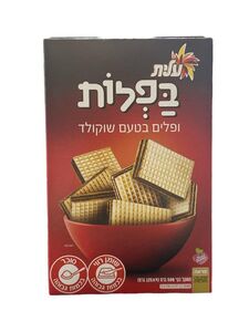 ופלים בטעם שוקולד עלית 500 גרם