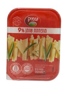 גבינה צהובה מופחתת שומן 9% 400 גרם