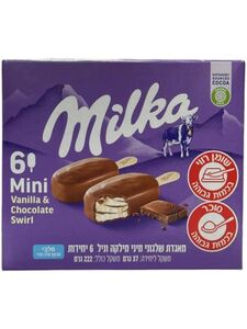 מאגדת מיני מילקה וניל 6 יח'