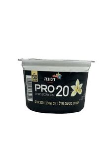 דנונה פרו 20 גרם חלבון בטעם וניל 0% 200 גרם