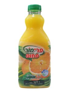 מיץ תפוזים סחוט טבעי 1 ליטר
