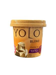 מעדן יולו עם שוקולד בלונד