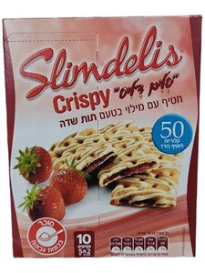 סלים דליס קריספי במילוי תות שדה