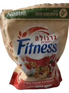 גרנולה פיטנס חמוציות 300 גרם