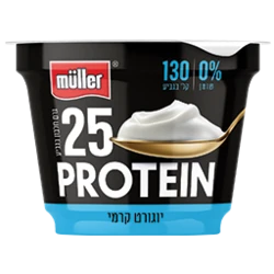 מולר פרוטאין לבן 0% 25 גרם חלבון