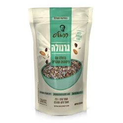 גרנולה רפאלס 850 גרם במתיקות מעודנת צימוקים ושקדים ללא סוכר