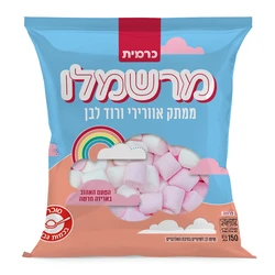 מרשמלו ורוד לבן 150 גרם