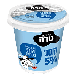 קוטג 5% 375 גרם טרה