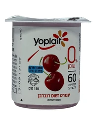 יוגורט יופלה בטעם דובדבן 0% שומן 150 גרם