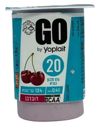 מעדן יופלה גו 20 גרם חלבון בטעם דובדבן