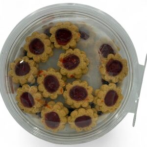 עוגיות בייקרי פרח במילוי תות ללא תוספת סוכר