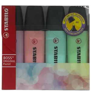 סט מדגיש סטבילו  4 יח''