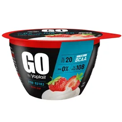 יוגורט גו סמיך 20 גרם חלבון בטעם תות