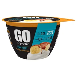 יוגורט גו בטעם בננה קרמל 20 גרם חלבון