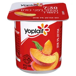 יוגורט יופלה בטעם אפרסק 3% 150 גרם