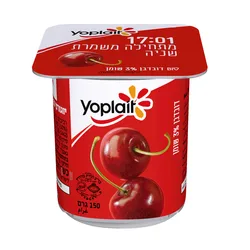 יוגורט יופלה בטעם דובדבן 3% 150 גרם