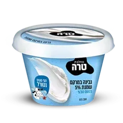 גבינה במרקם שמנת טרה 5% 200 גרם