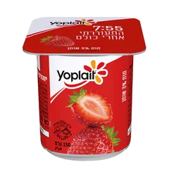 יופלה בטעם תות 3% 150 גרם