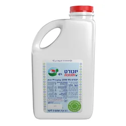 יוגורט טבעי 4% 3 ליטר