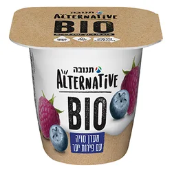 מעדן סויה עם פירות יער 150 גרם