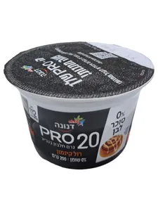 דנונה פרו 20 גרם חלבון בטעם רול קינמון 0% 200 גרם