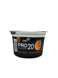 דנונה פרו 20 גרם חלבון בטעם אפרסק 0% 200 גרם