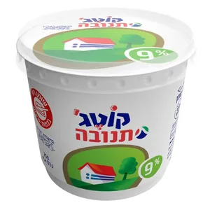 קוטג תנובה 9% שומן 250 גרם