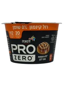 דנונה פרו 20 גרם חלבון בטעם רול קינמון 0% 200 גרם