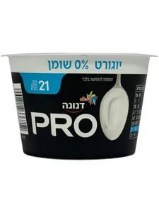 דנונה פרו 21 גרם חלבון 0% שומן 200 גרם 200 גרם