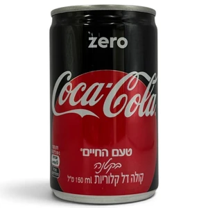 קולה זירו פחית 150 מ"ל  24 יח'